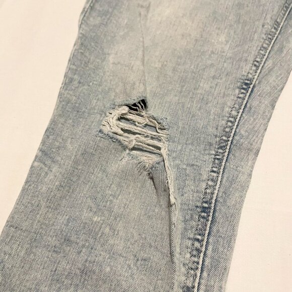 Gap High Rise Universal Leggings Distressed Jeans Womens Size 30 - Picture 9 of 16